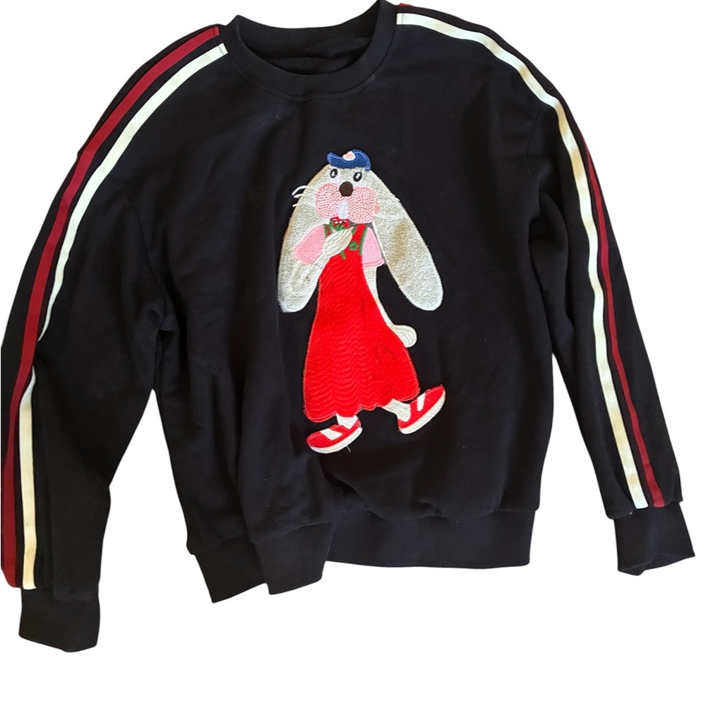 RARE Designer Minimalism Bunny Street wear Sweatshirt